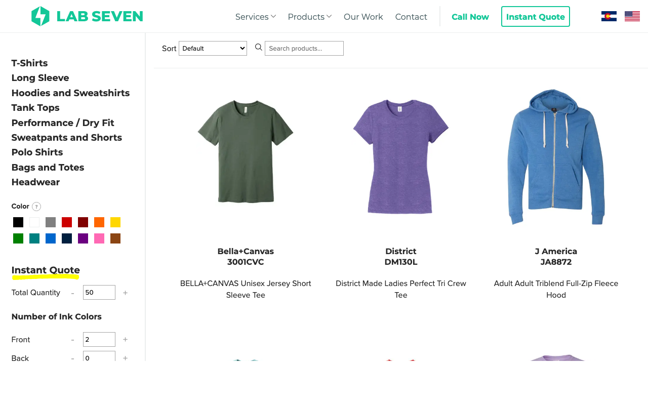 Online storefront preview